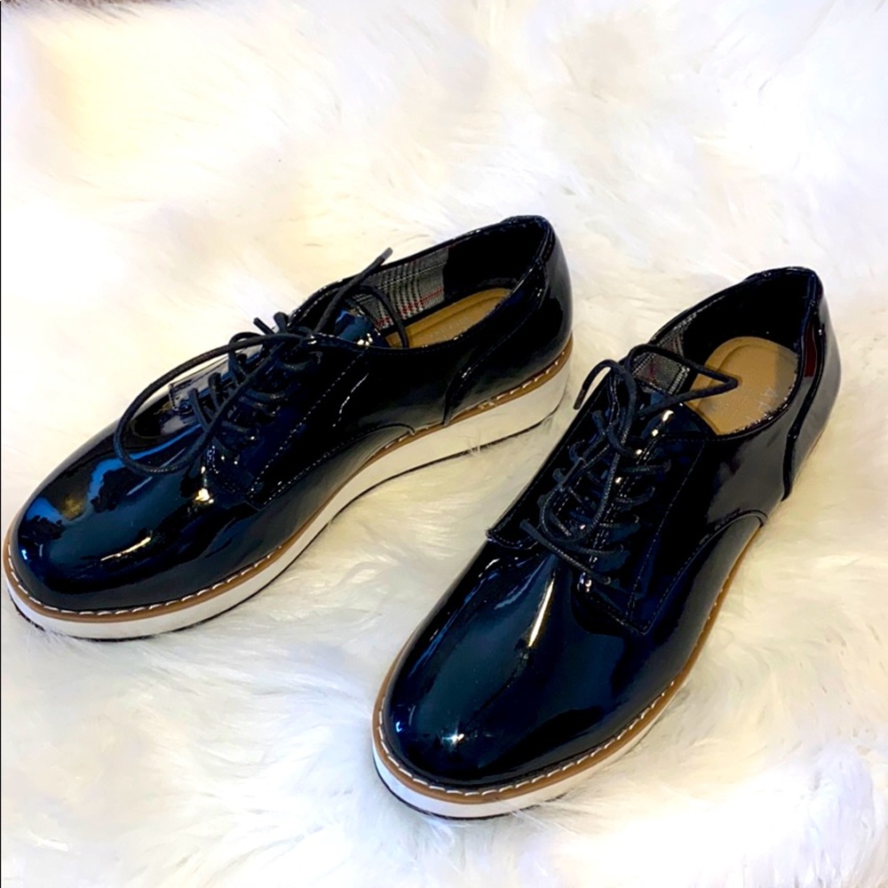 Apt 9 patent leather shoes